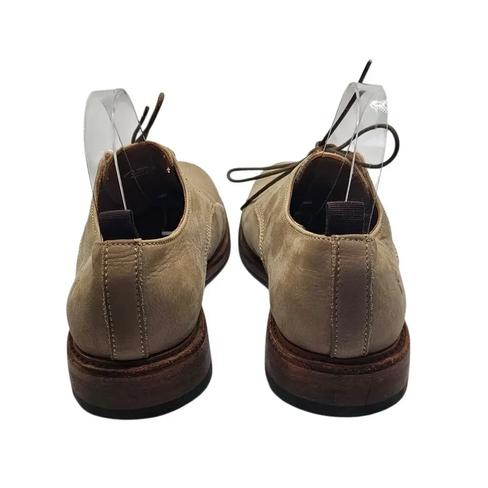 Frye Men's Leather Murray Oxford Dress Shoes Taupe Tan Size 8